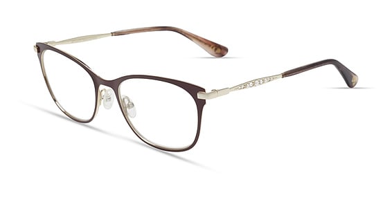 Stuart Weitzman WZN 1037/G - Brown Gold, Metal, Rectangle frame