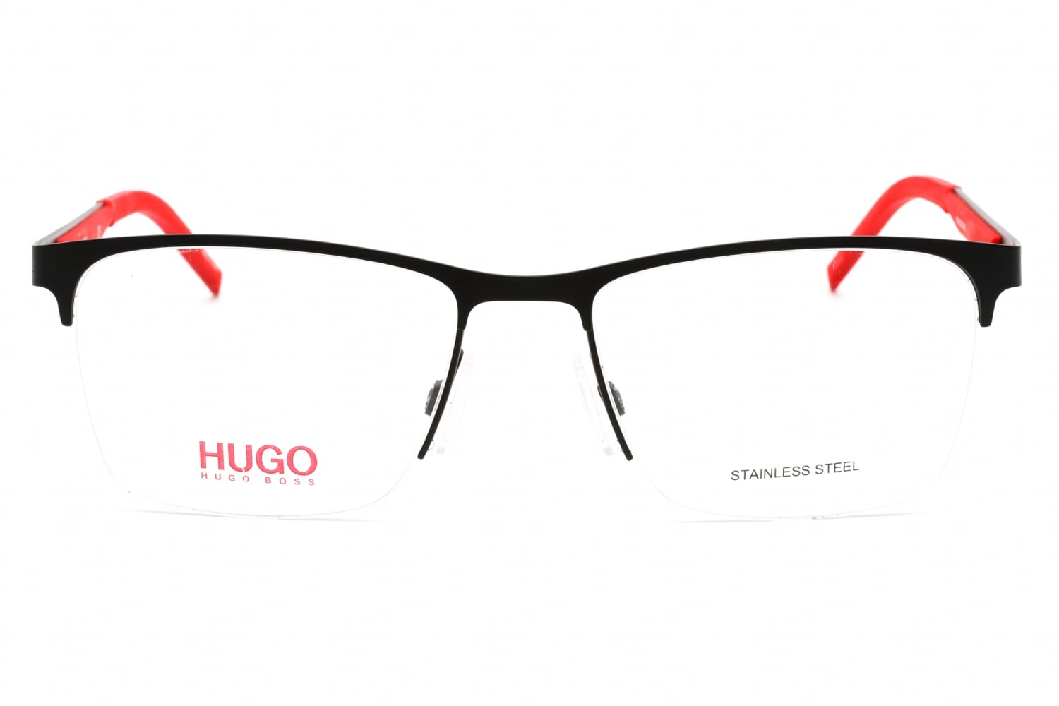 HUGO HG 1142 - Matte Black, Metal, Rectangle frame