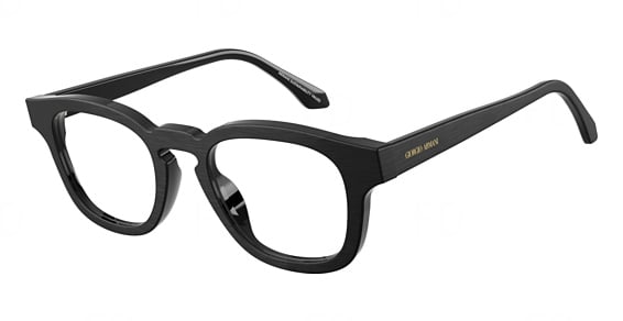Giorgio Armani AR7291U - Brushed Black, Plastic, Rectangle frame