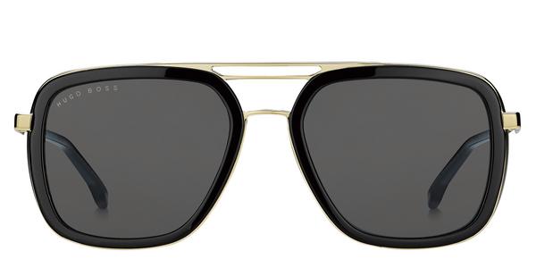 Hugo Boss Boss 1235/S - Black, Metal, Aviator frame