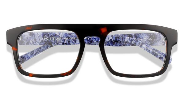 KITS Crest Primo - Havana/Monstera, Acetate, Flat-Top frame