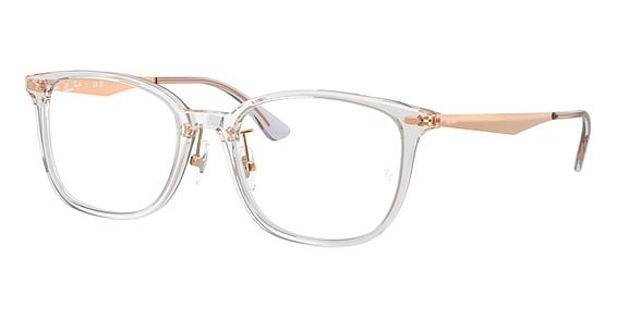 Ray-Ban RX5403D - Transparent Grey, Plastic, Oval frame