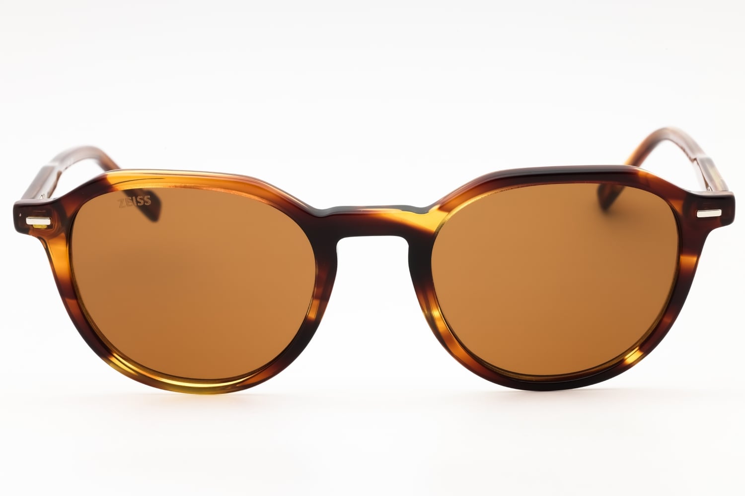 Zeiss ZS24543S - Striped Brown, Acetate, Round frame