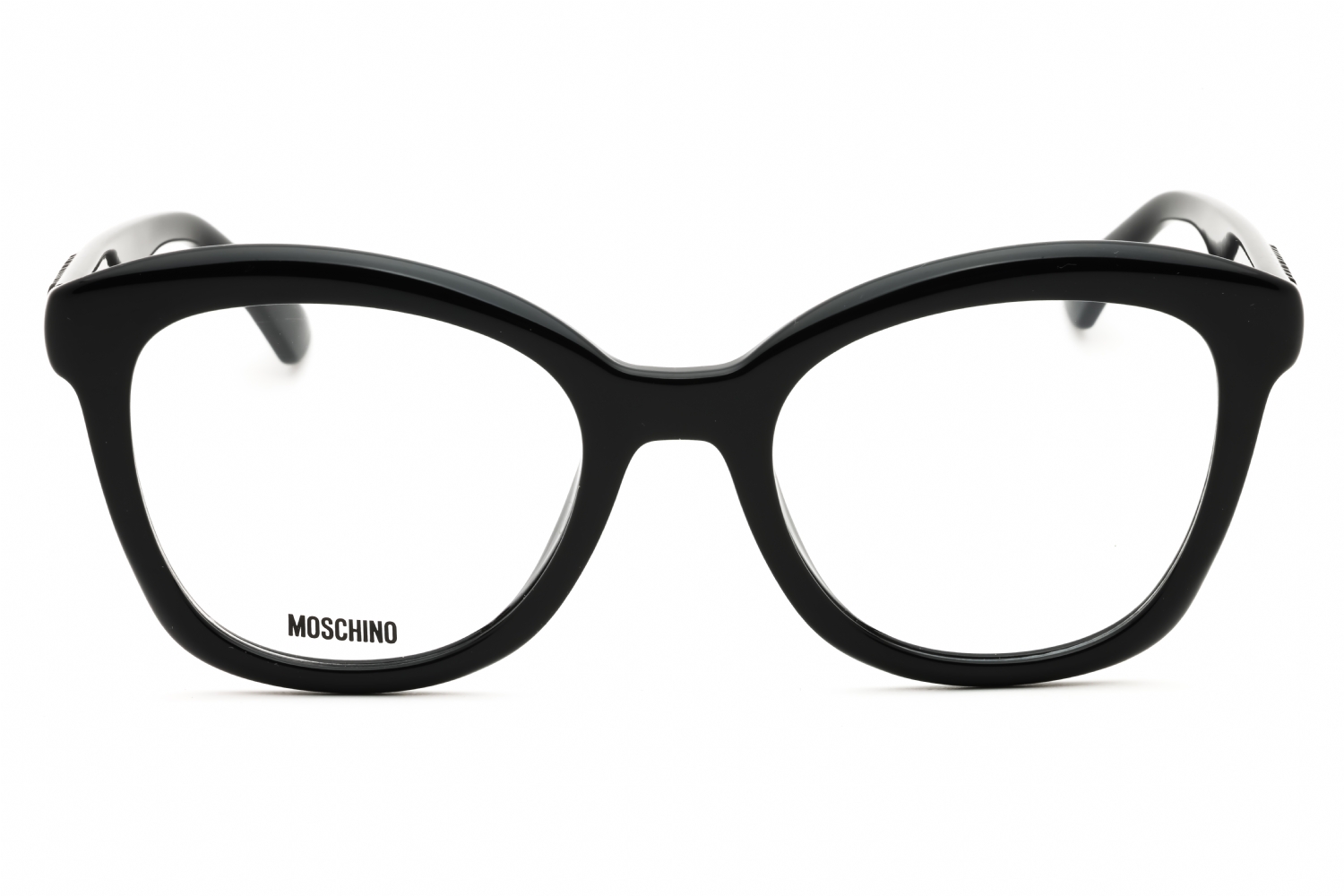 Moschino MOS636 - Black, Plastic, Rectangle frame