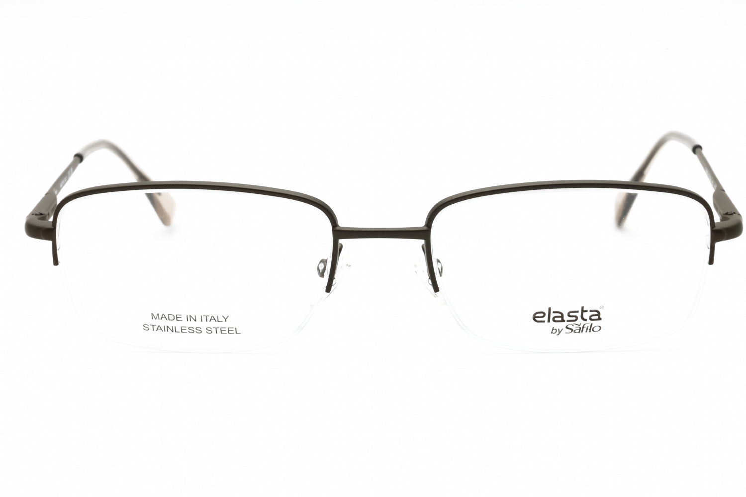 Elasta E 7244 - Antique Brown, Stainless Steel, Rectangle frame