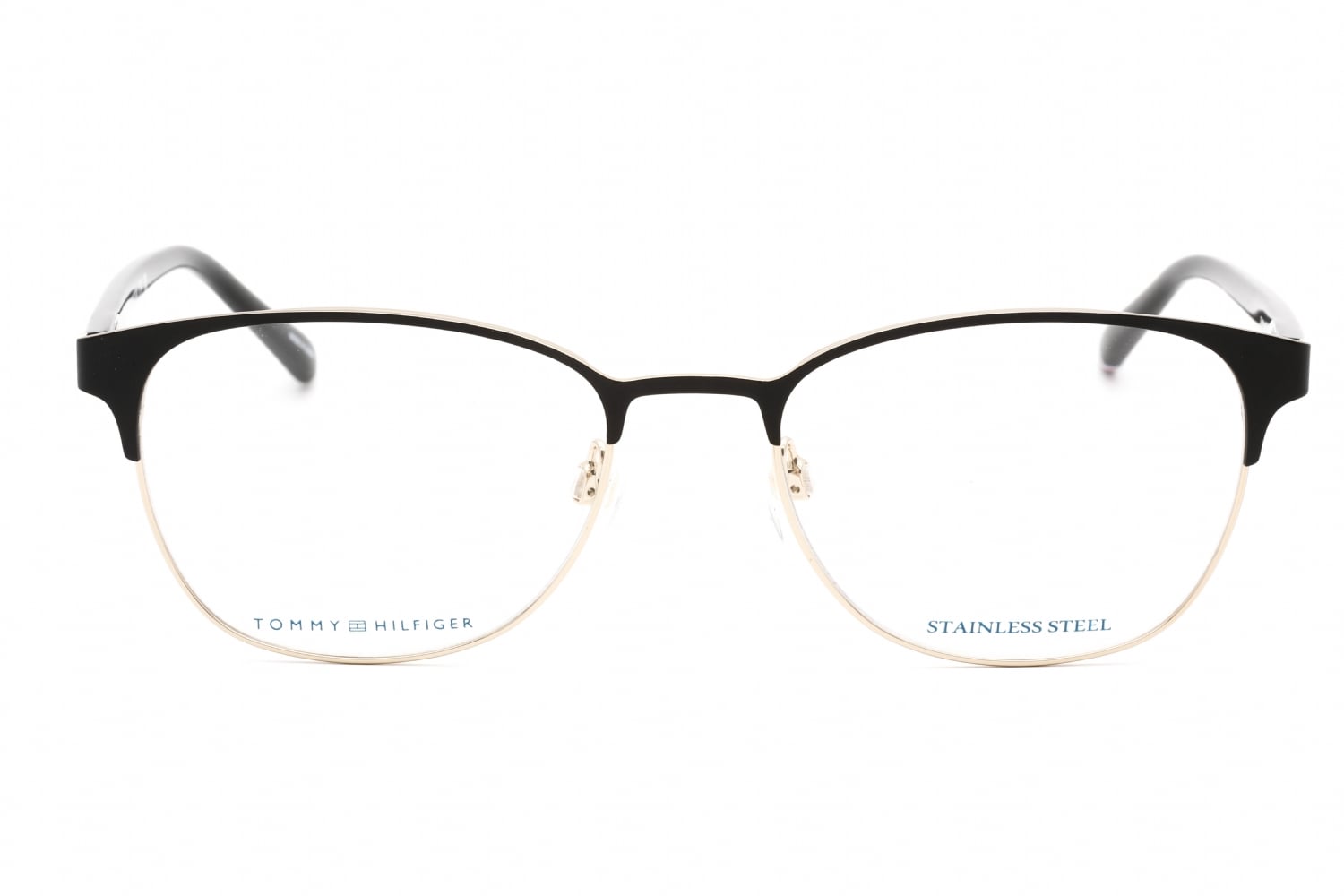 Tommy Hilfiger TH 1749 - Matte Black, Metal, Oval frame