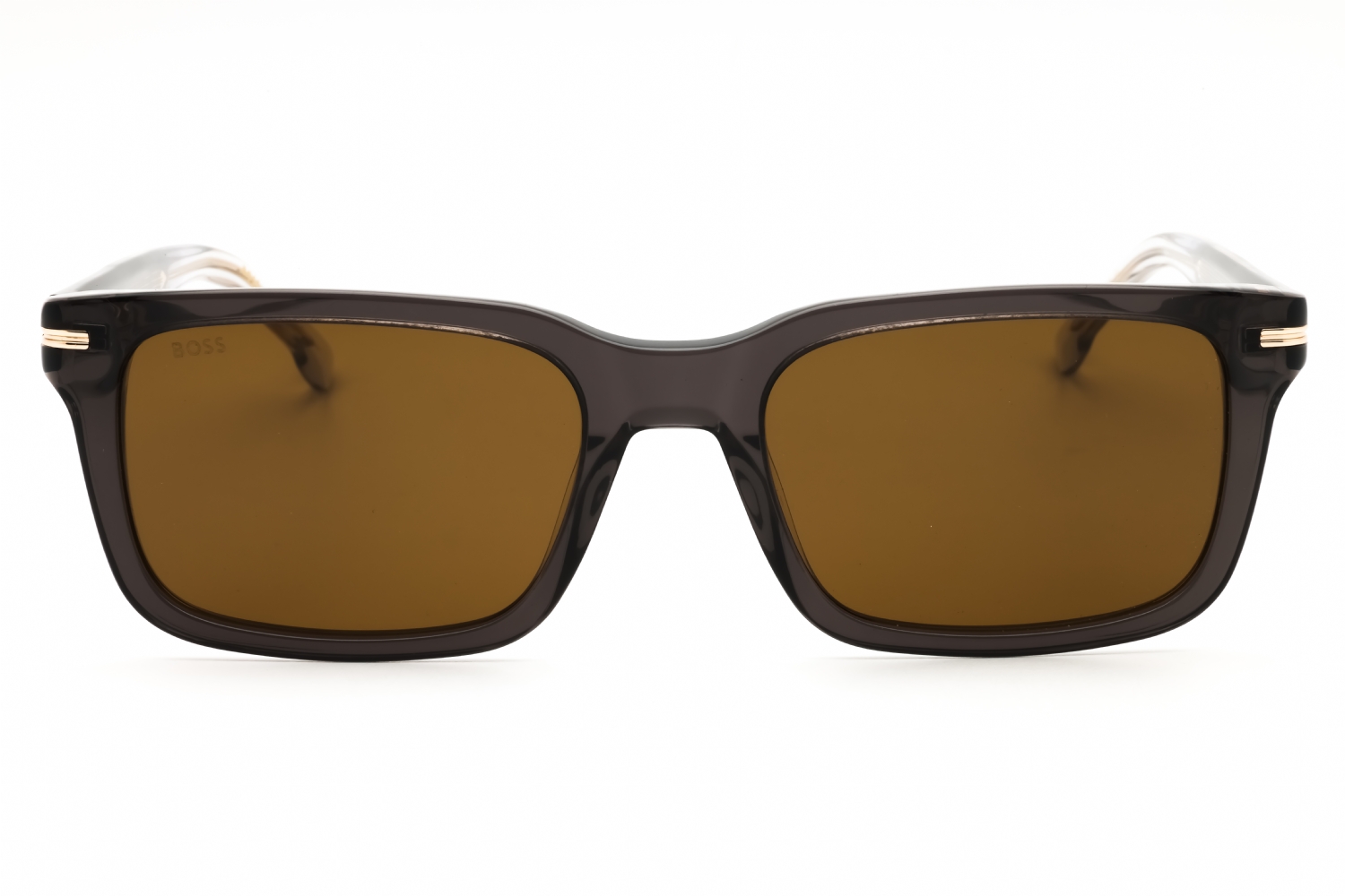 Hugo Boss BOSS 1628/S - Grey, Plastic, Rectangle frame