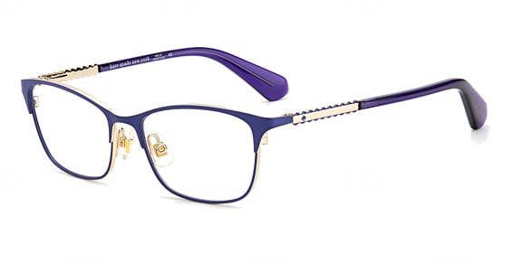 Kate Spade Massy - Blue, Stainless Steel, Rectangle frame