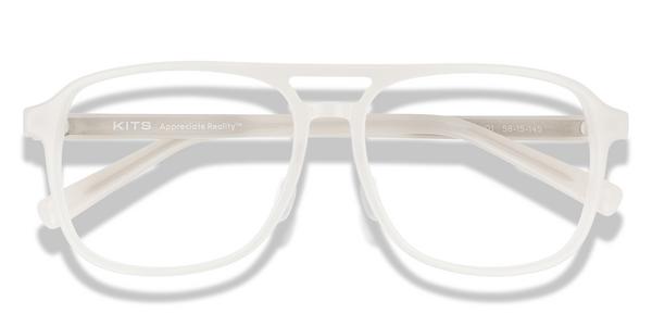 KITS Saturday Lift-off™ - Off White, Acetate, Aviator frame