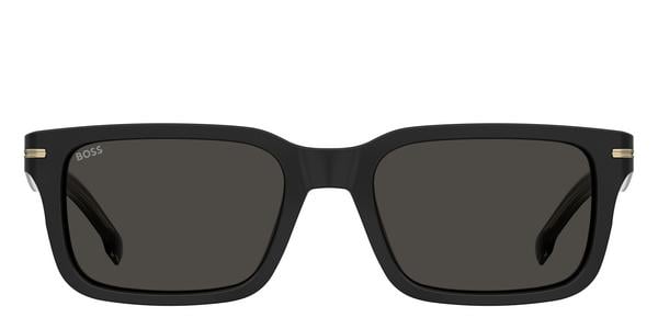 Hugo Boss Boss 1628/S - Black, Acetate, Rectangle frame