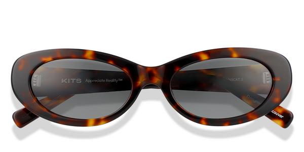 KITS Lynx Sun - Dark Havana, Acetate, Cat Eye frame