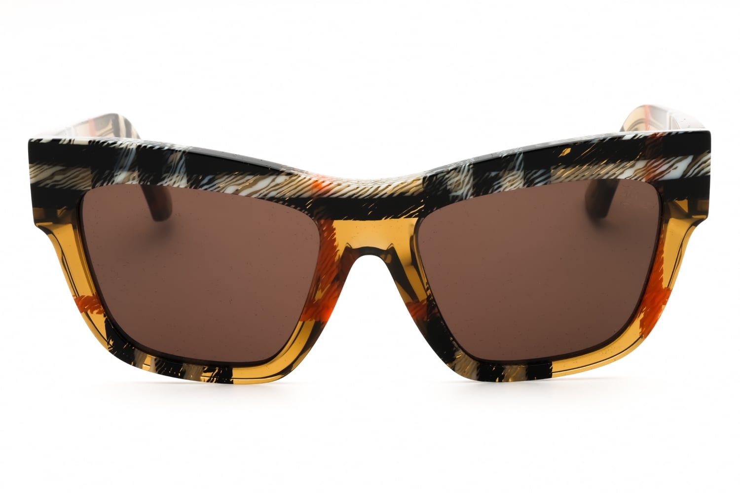 Burberry 0BE4449 - Check Sand, Acetate, Cat Eye frame