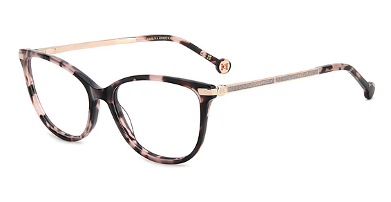 Carolina Herrera HER 0263 - Pink Havana, Acetate, Rectangle frame