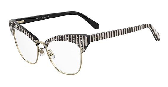 Kate Spade KS Janna 2/G - Strpbkbei, Stainless Steel, Cat Eye frame
