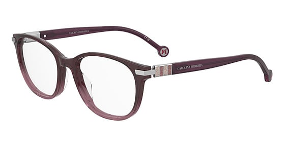 Carolina Herrera HER 0401/G - Grn Pnk Hv, Acetate, Oval frame