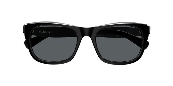 Valentino VG0013SK - Black, Acetate, Rectangle frame