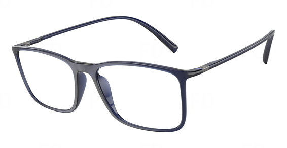 Giorgio Armani AR7244U - Transparent Blue, Acetate, Rectangle frame