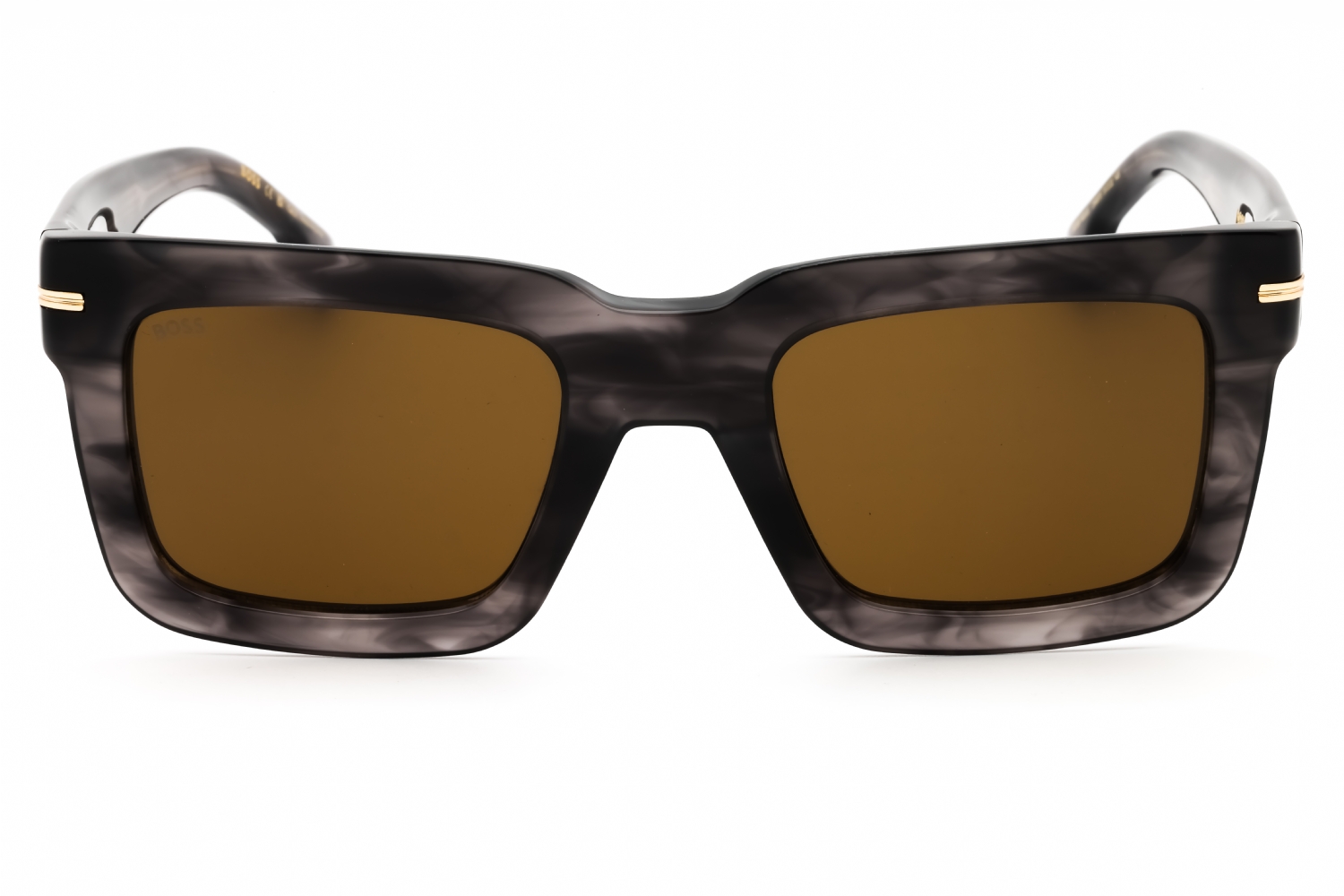 Hugo Boss BOSS 1501/S - Grey Horn, Plastic, Rectangle frame