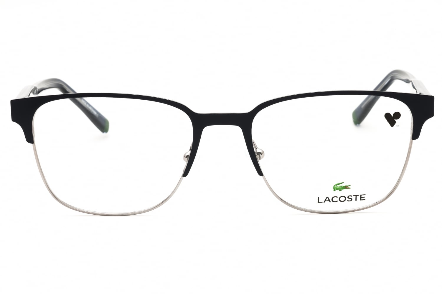 Lacoste L2304N - Matte Blue, Metal, Rectangle frame