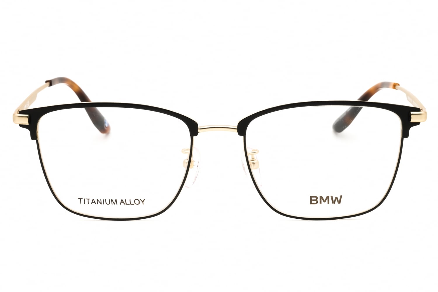 BMW BW5092-H - Shiny Black, Titanium, Rectangle frame