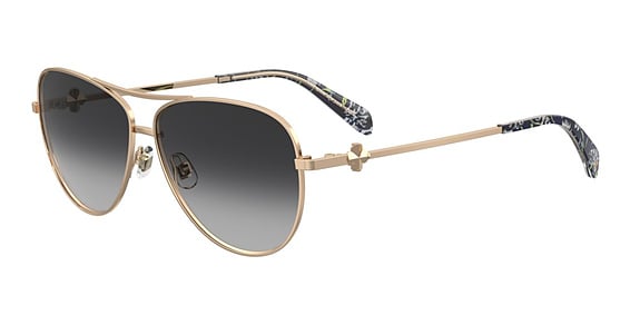 Kate Spade KS Melly 2/G/S - Lks9o Gold Blue, Stainless Steel, Aviator frame