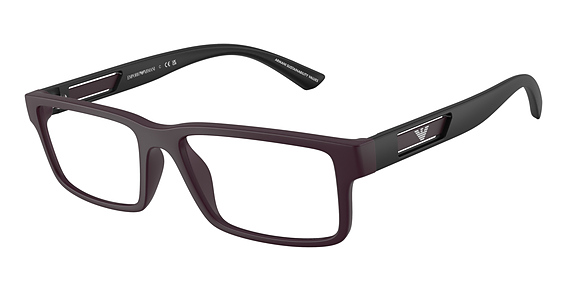 Emporio Armani EA3278 - Matte Plum, Acetate, Rectangle frame
