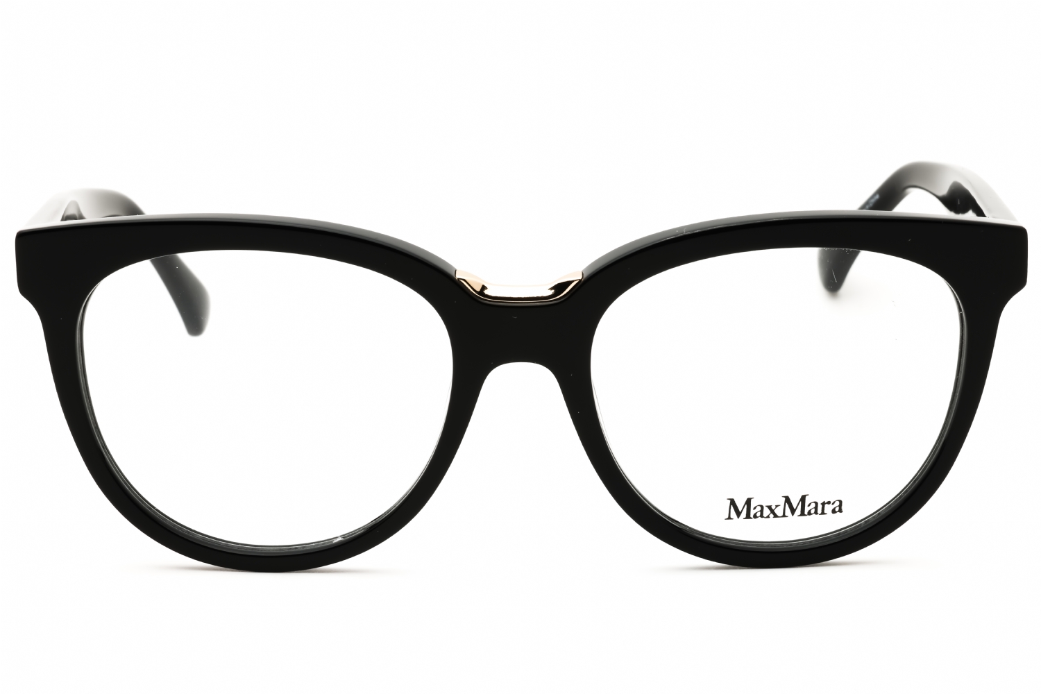 Max Mara MM5110 - Shiny Black, Acetate, Round frame