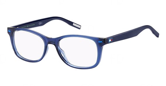 Tommy Hilfiger TH 1927 - Blue, Plastic, Rectangle frame