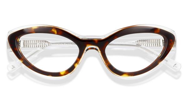 KITS Gemma - Clear/Dark Havana, Acetate, Cat Eye frame