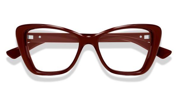 Gucci GG1977O - Burgundy, Plastic, Cat Eye frame