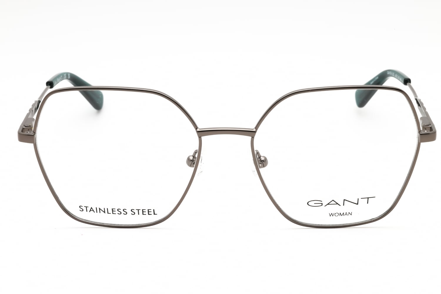 Gant GA4154 - Shiny Dark Ruthenium, Metal, Geometric frame