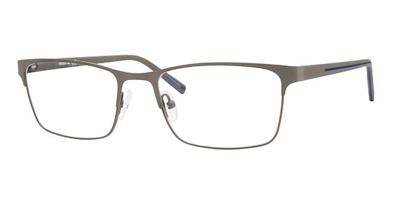 Liz Claiborne CB 257 - Matte Grey, Stainless Steel, Rectangle frame