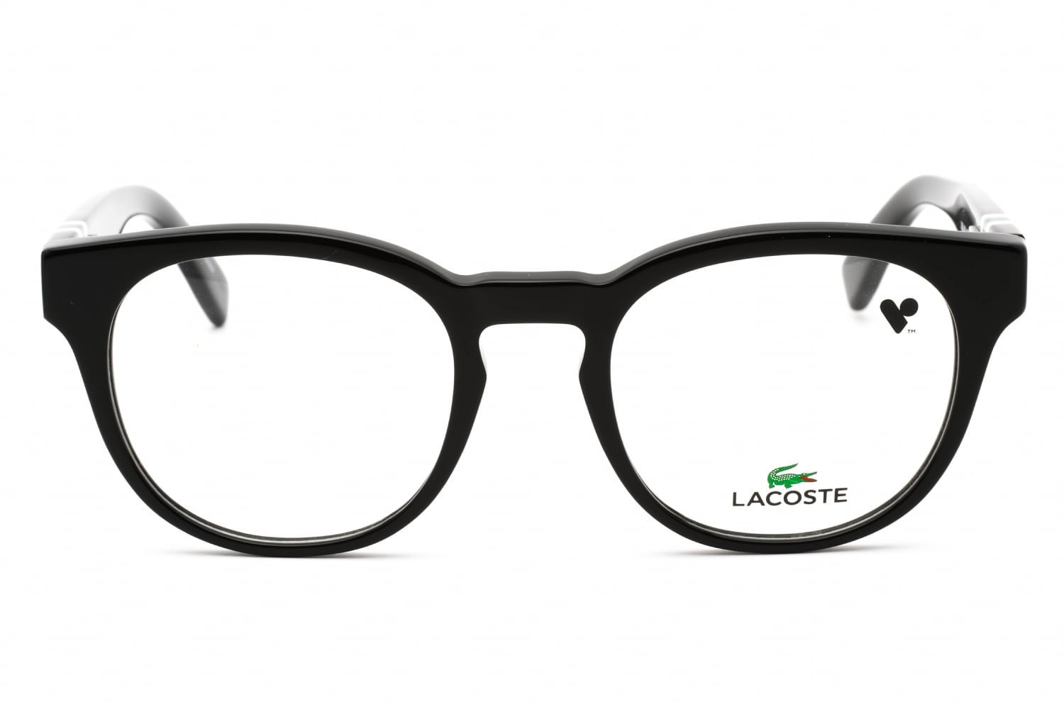 Lacoste L2904 - Black, Acetate, Round frame