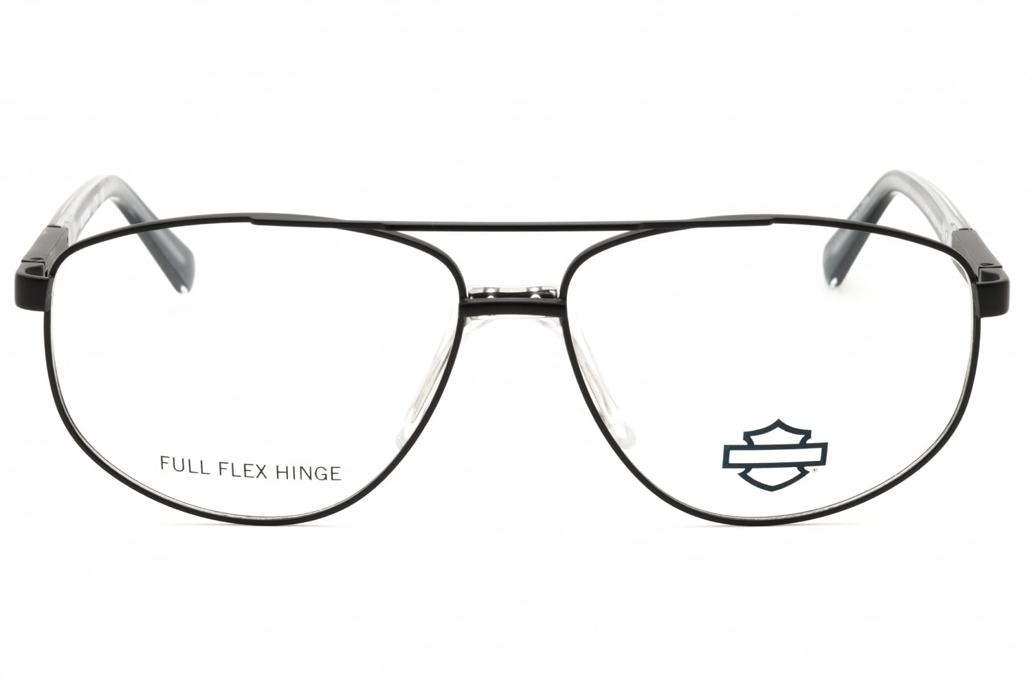 Harley Davidson HD0977 - Matte Black, Metal, Oval frame