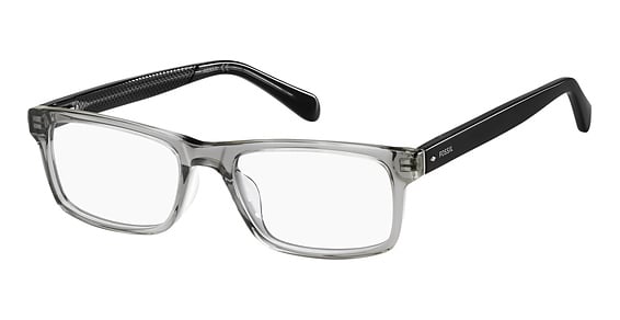 Fossil FOS 7061 - Grey, Acetate, Rectangle frame