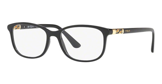 Vogue VO5163 - Black, Acetate, Oval frame