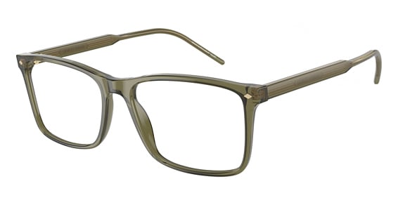 Giorgio Armani AR7258 - Trasparent Green, Plastic, Rectangle frame