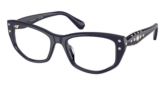 Swarovski SK2062U - Blue, Plastic, Oval frame