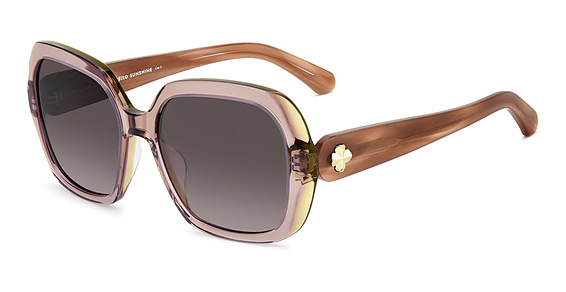 Kate Spade KS Norina 2/G/S - Dq23x Brwn Pink, Acetate, Rectangle frame