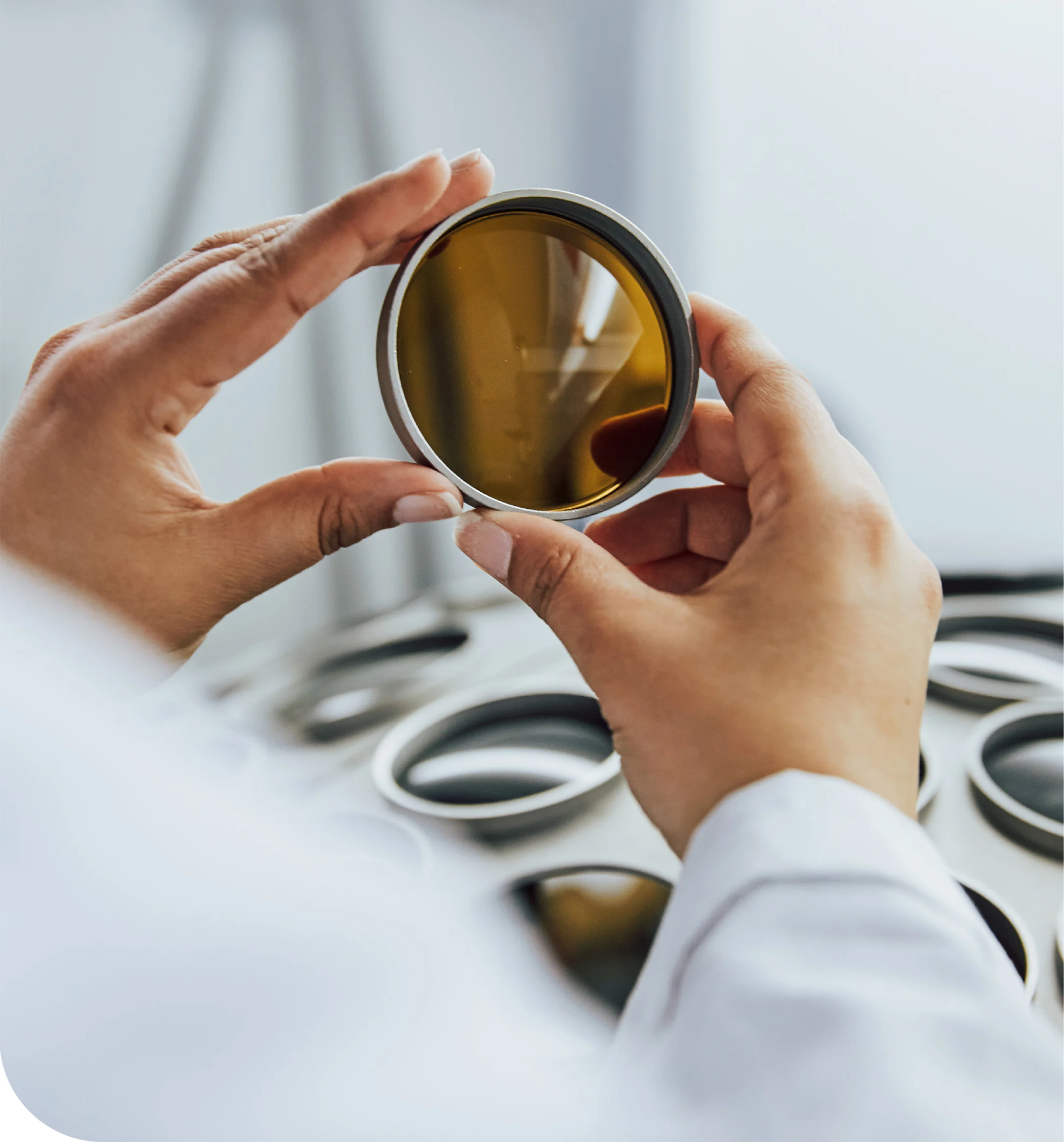 Crafting lenses at the KITS optical lab in Vancouver